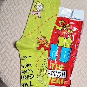 McDonald's Green Grinch Socks